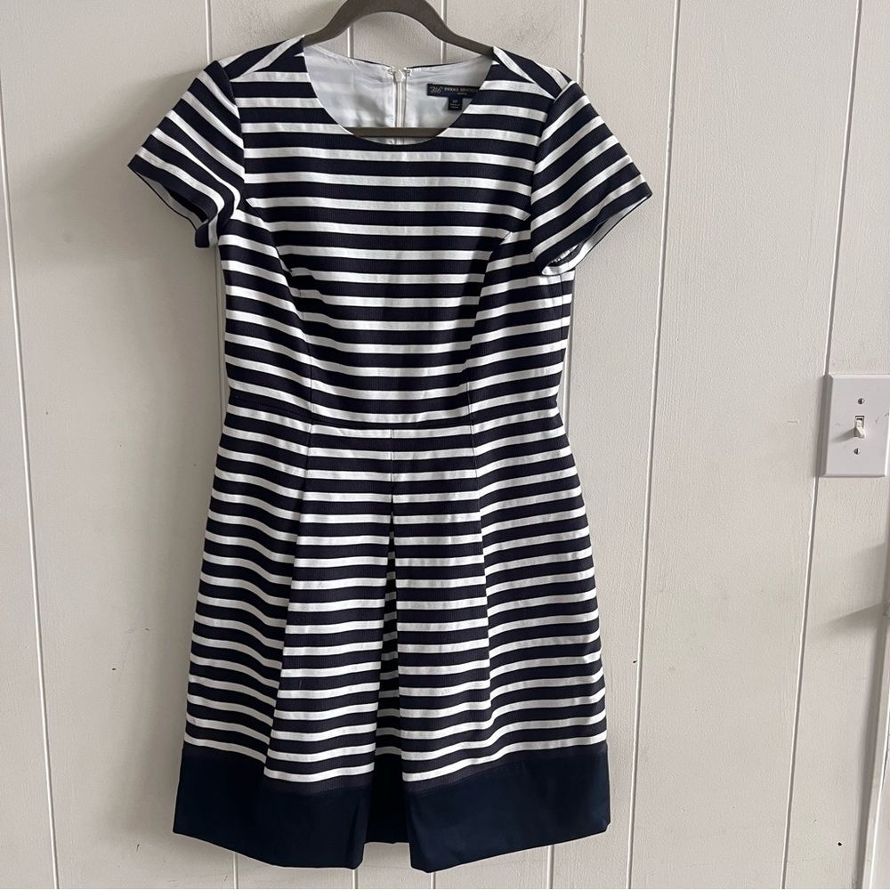 Brooks Brothers Navy Stripe Dress